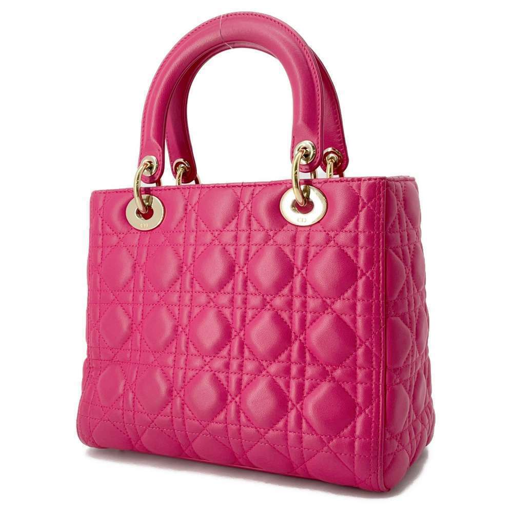 Christian Dior handbag Lady Cannage shoulder bag - Picture 2 of 12